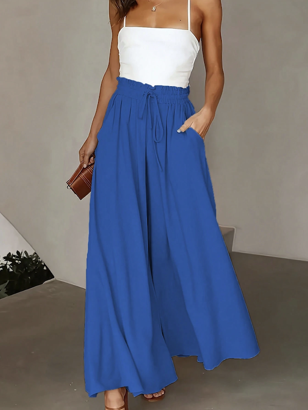 Calça Casual Lisa Feminina