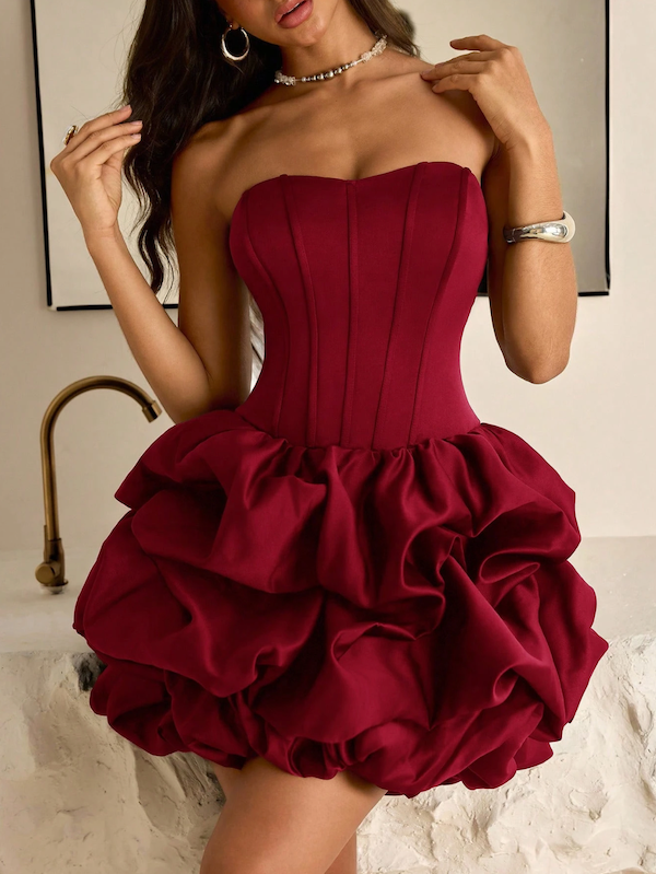 Vestido Sereia Bufante Elegance