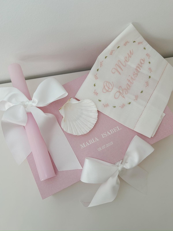 Caixa de Batizado em Madeira Personalizada